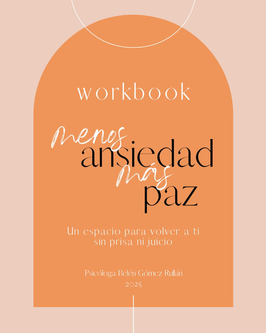 Workbook Menos ansiedad, más paz