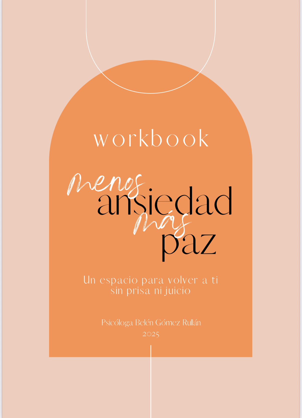 Workbook Menos ansiedad, más paz